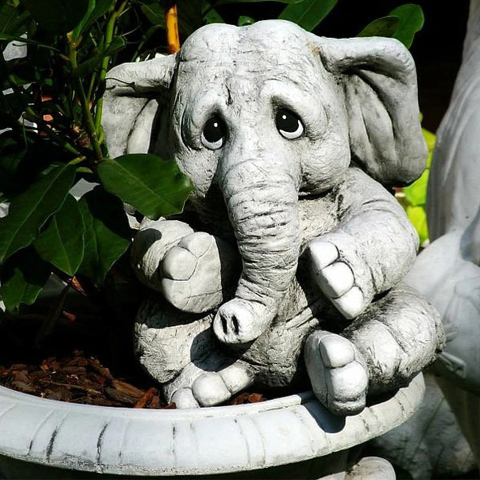 

Статуя слона, животное из смолы, художественные изделия, украшения для улицы и сада, домашнее настольное украшение, сувенир