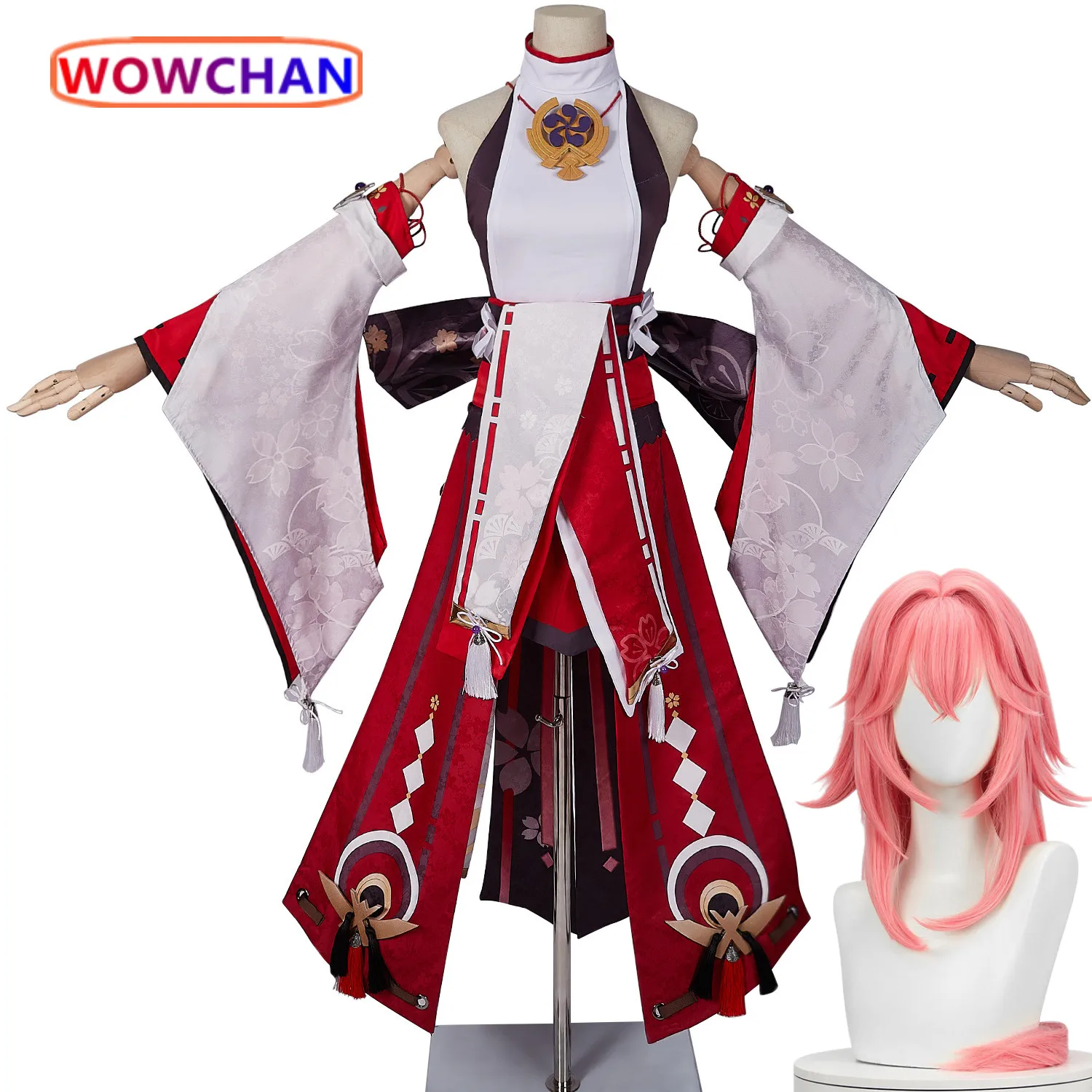 Аниме Genshin Impact Yae Miko Guuji Косплей Костюм Платье Одежда |