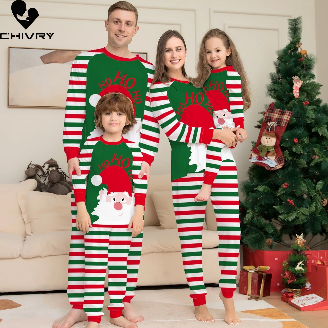 

Christmas Pyjamas Family Matching Outfits Father Mother & Kids Baby Xmas Sleepwear Nightwear Mommy and Me Pajamas Set Clothes