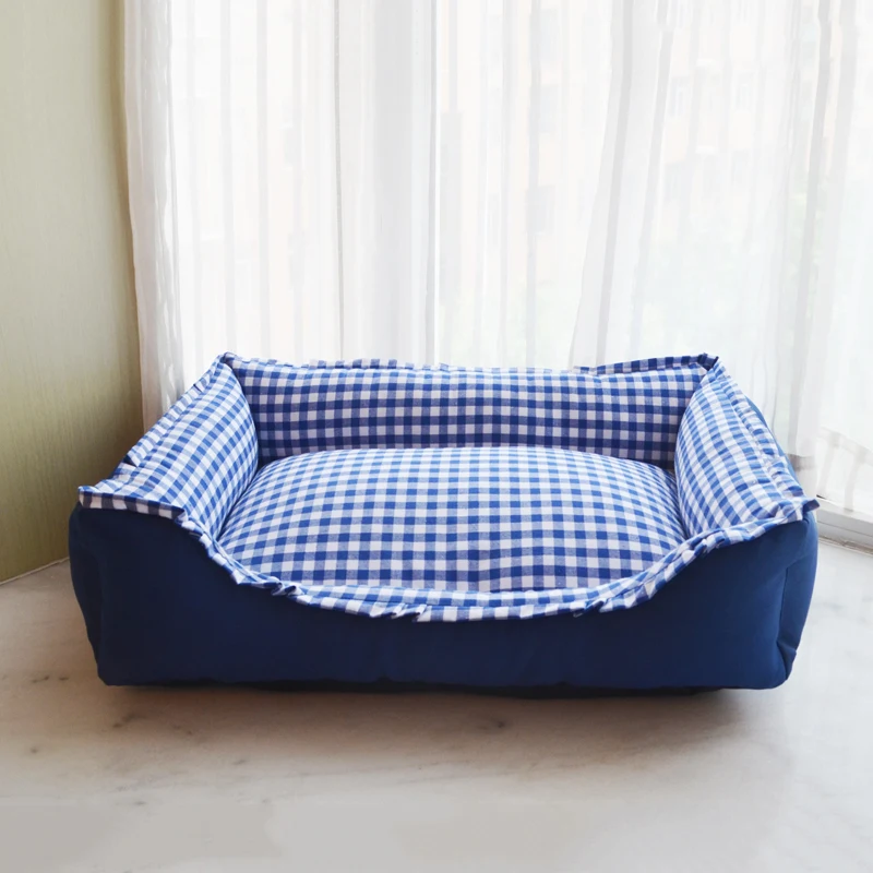 Моющаяся кровать для человека-собаки домашняя современная квадратная подушка