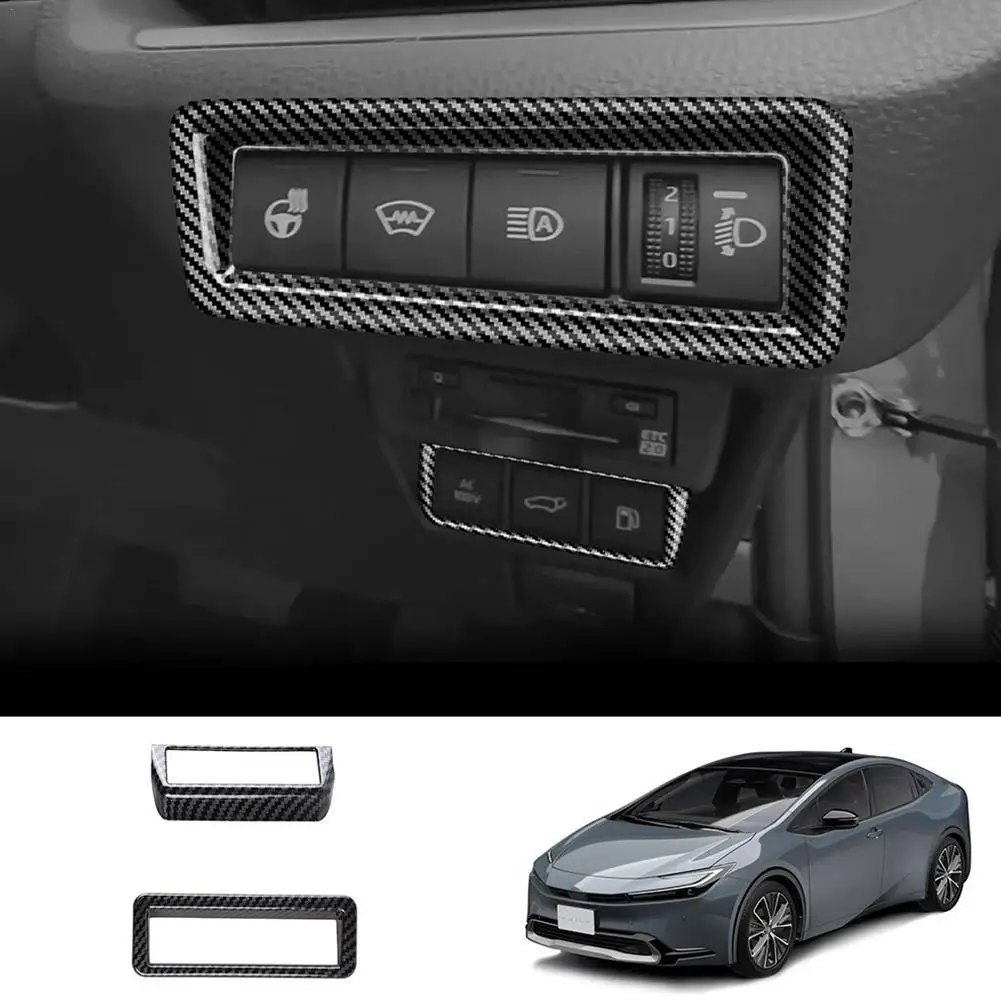 

Для Toyota Prius 60 серия 2023 новые аксессуары для интерьера многофункциональные кнопки крышка переключатель фары панель наклейка крышка отделка