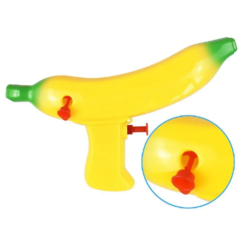 

Water Spray Toy Summer Children Banana Shape Outdoor Fun Beach Drifting Toy Water Gun Children Play Water Toy Fruit Water Gun