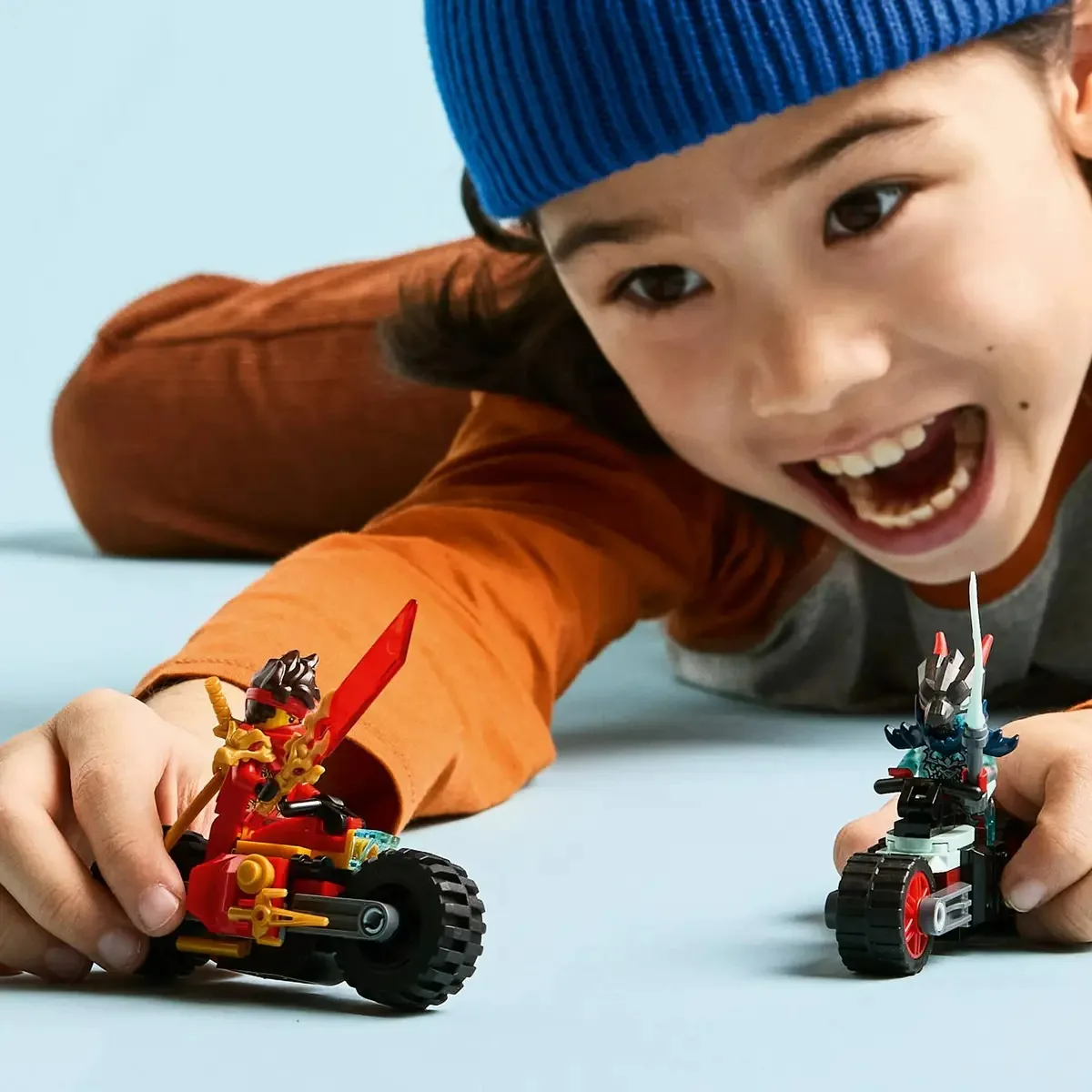 Фото 【В наличии】LEGO ®   Игровой набор NINJAGO Kai's Motorcycle Speed Race (71838) для мальчиков и девочек в возрасте от 6 лет и старше 79 шт. №3