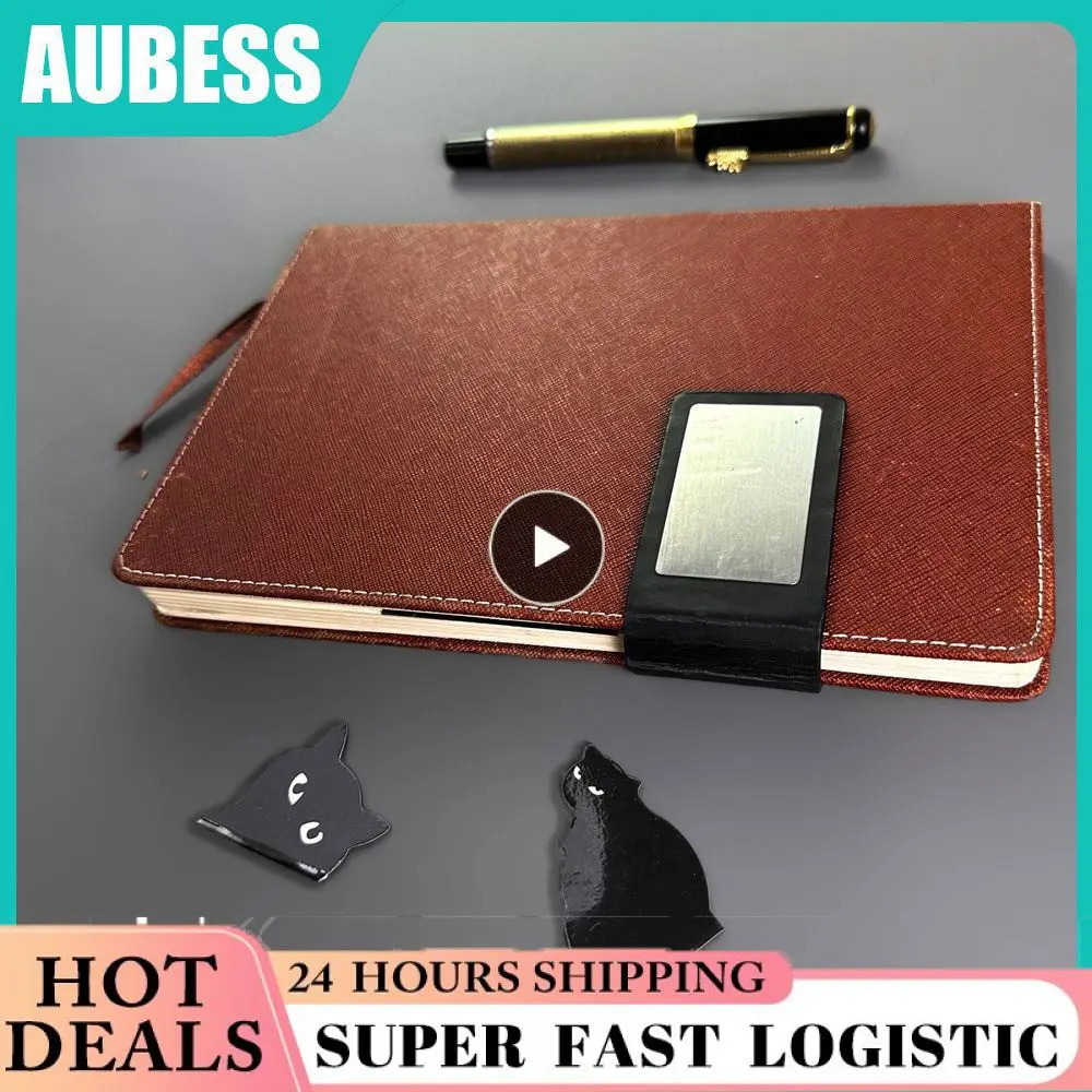 

Student Stationery Practical Creativity Literature And Art Gift Simple Fashion Bookmark Portable Black Cat Beautiful Household