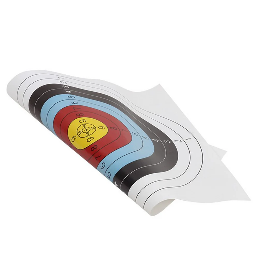 10pcs Archery Targets Paper Face 40x40cm For Arrow Bow Practice Shooting Training Outdoor Sports Aim Sticker Shot Accessories - купить по