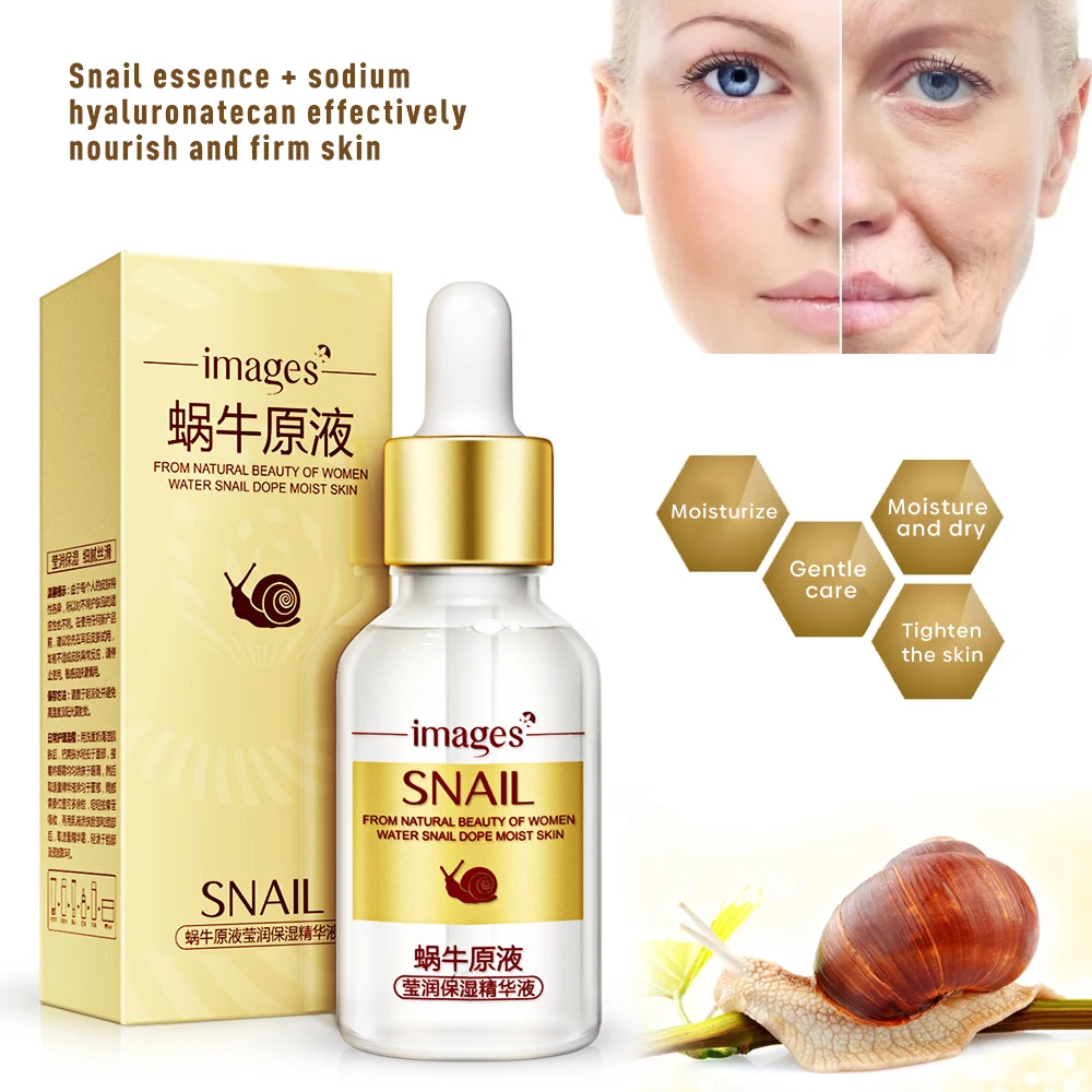 

Korea Snail Extract Serum Face Essence Hyaluronic Acid Anti Wrinkle Collagen Whitening Moisturizing Shrink Pores Face Skin Care