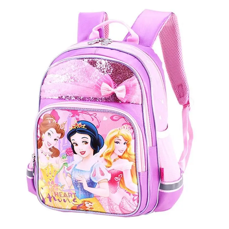 Disney children's schoolbag kindergarten first grade children's spine backpack 6352 Pink  backpack kids  bags for girls