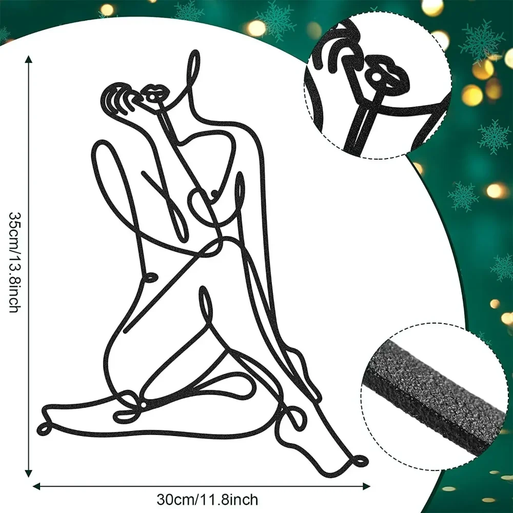 Элегантный минимализм Абстрактная Металлическая проволока Искусство