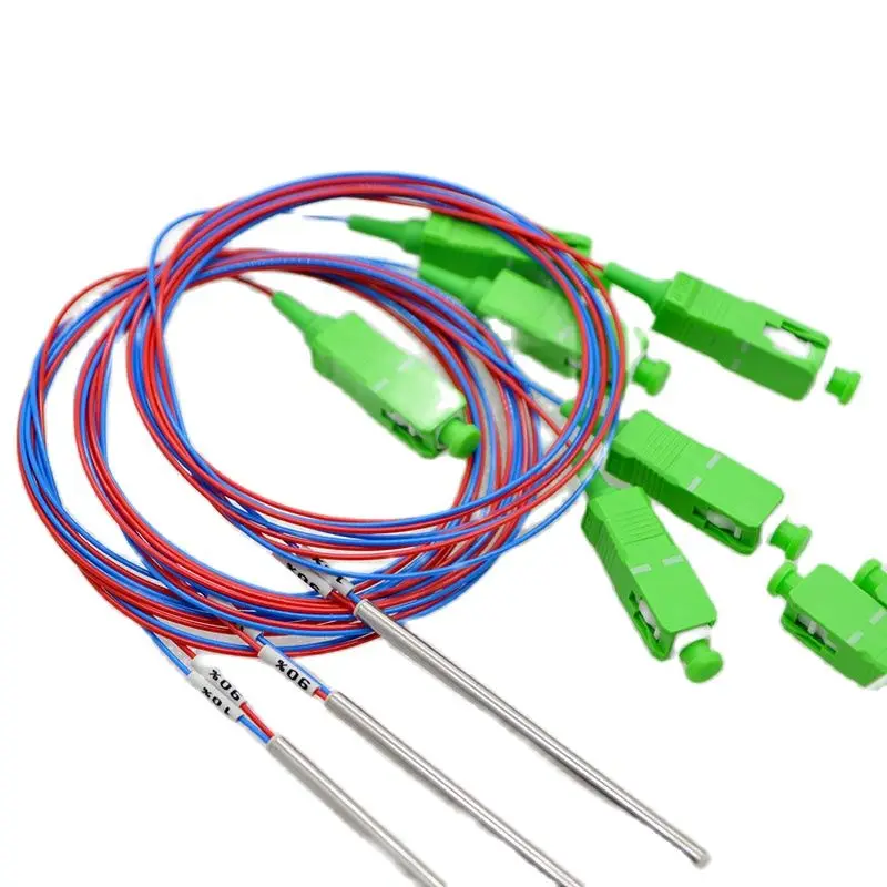 30pcs New Mini Optic Fiber Splitter SC/APC 1x2 Single Mode 0.9mm  5:95,10:90 Fiber Optic Splitter Special Wholesale