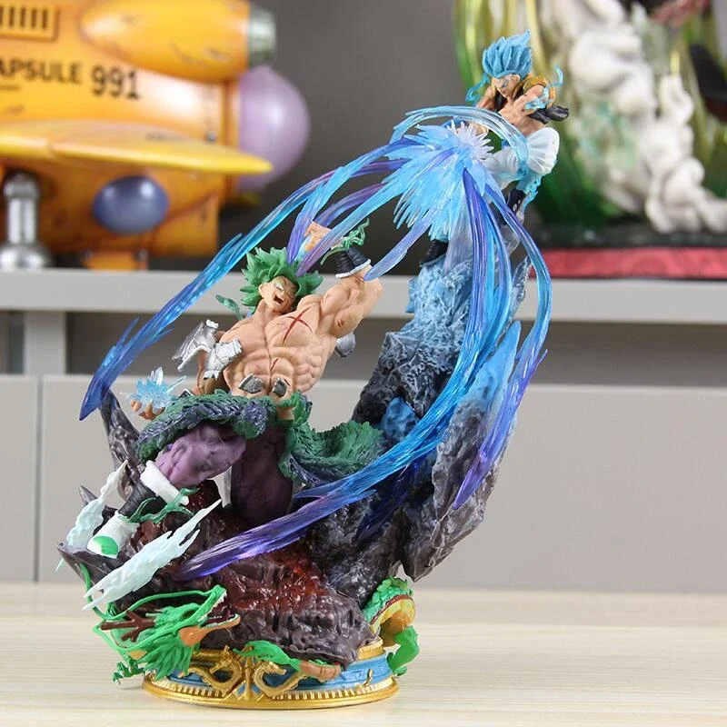 Фигурки из аниме Драконий жемчуг 20 см Broly Vs Gogeta фигурка модель персонажа