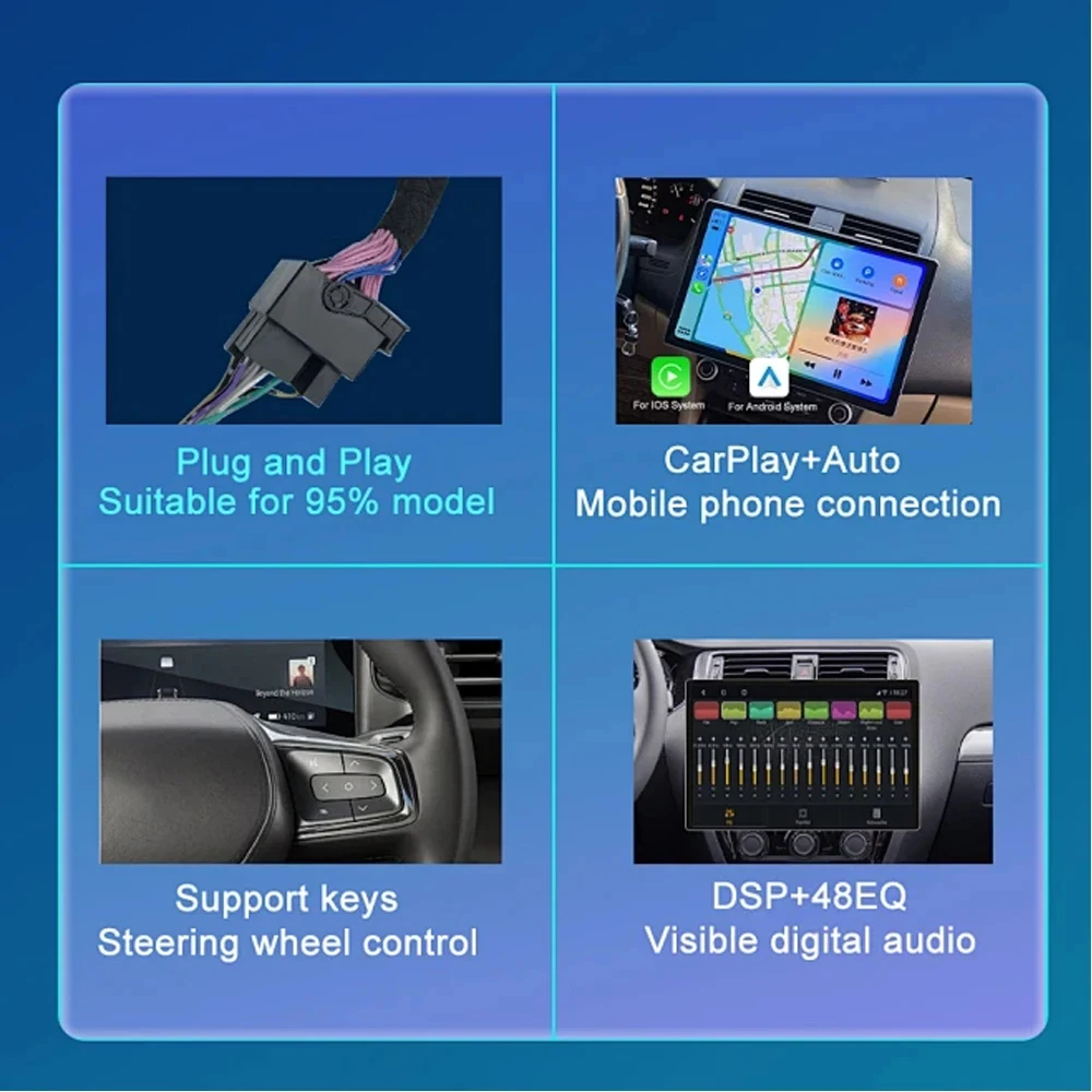 Carplay Android авто для Honda Stepwgn 5 2015-2021 радиоприемник стереомагнитола автомобиля