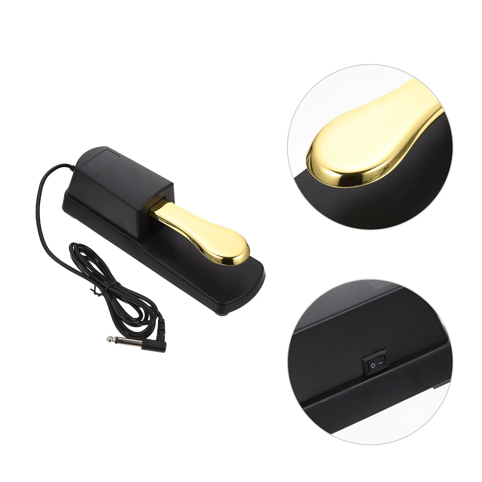 Педаль фортепиано портативная клавиатура Sustain аксессуары электронная ножка абс