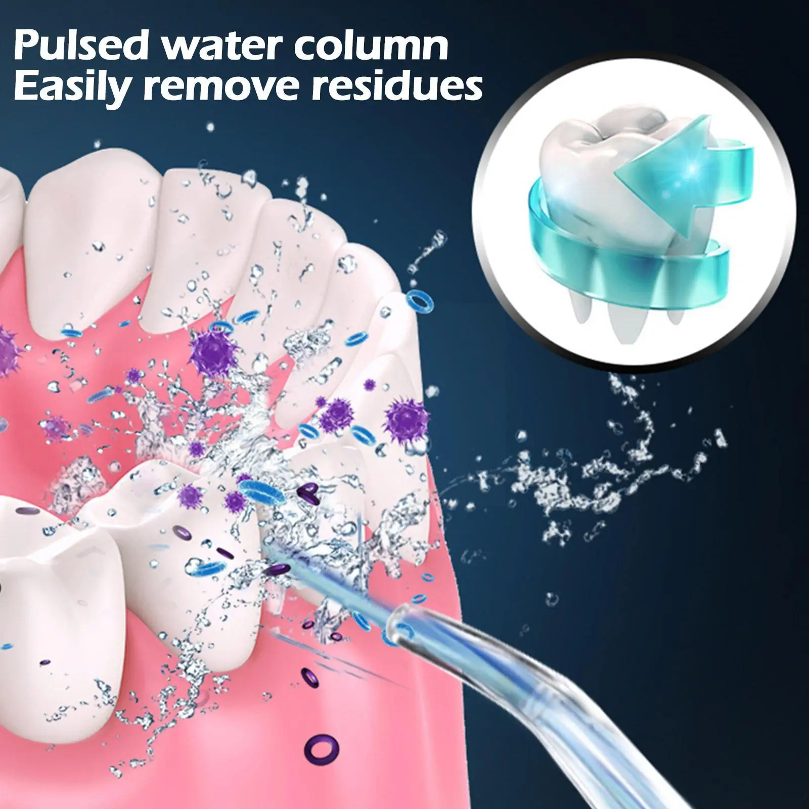 Oral Irrigator Dental Water Flosser Dental Water Jet Teeth Whitening Tooth Care Toothbrush Home Teeth Cleaner Water Tank enlarge
