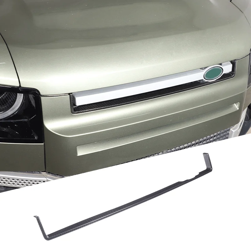 

For 2020-2022 Land Rover Defender 90 110 real carbon fiber car styling car front grille U-shaped frame car exterior accessories