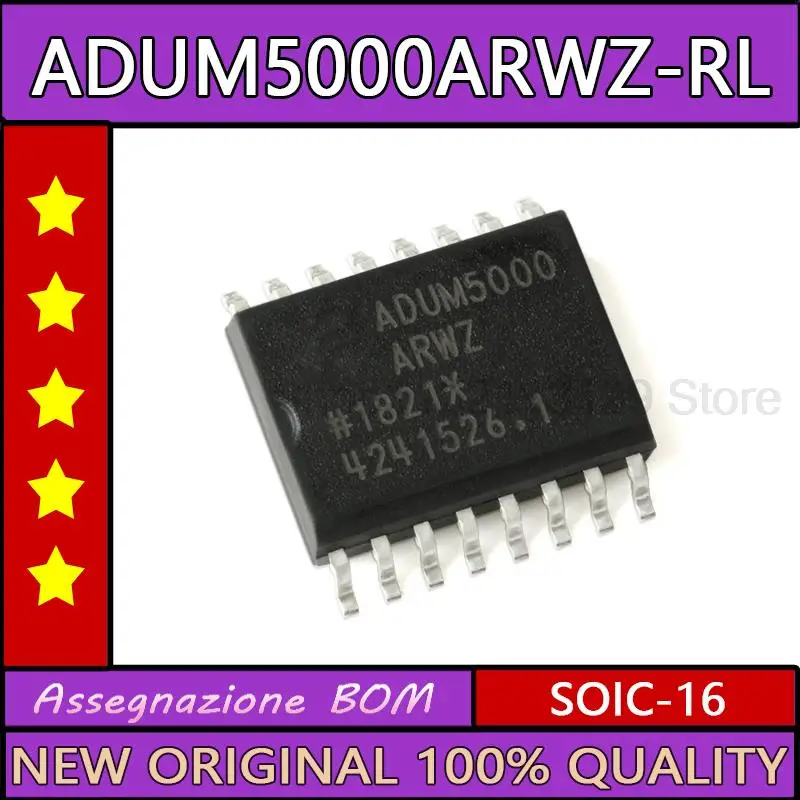 

NEWOriginal genuine adum5000arwz-rl soic-16 2.5KV isolated DC / DC converter