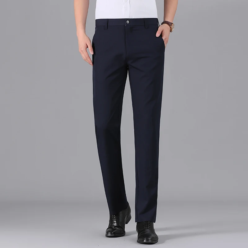 

Men's casual pants spring 2022 the new young and middle-aged self-cultivation Korean version of small foot business trousers
