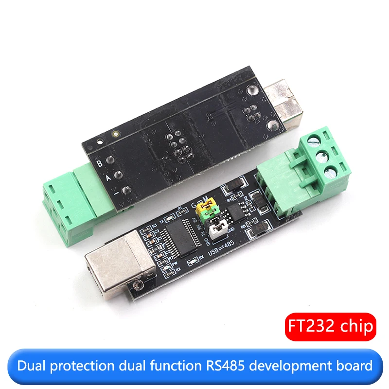 Двойная защита двухфункциональная макетная плата RS485 чип FT232 USB для модуля