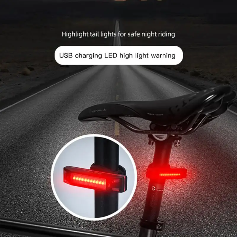 

Lithium Battery Warning Light Waterproof 360 Degrees Adjusted Car Lights Usb Charging Night Riding Lamp Bicycle Lamp 500mah