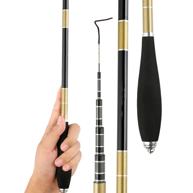 

3.6M 3.9M 4.5M 5.4M Carbon Fiber Telescopic Fishing Rod 39-83g Ultra-light Stream Freshwater Pole Taiwan fishing lure rods
