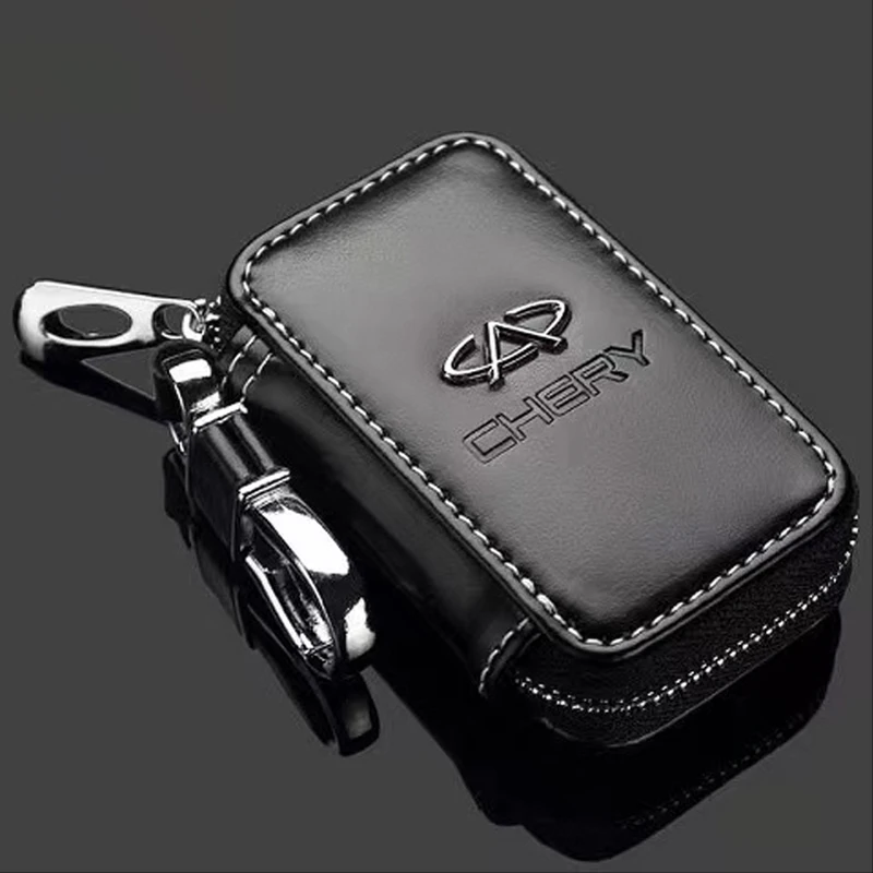 

Car Key Case Cover Bag Multifunction Protection Pouch For Chery Fulwin QQ Tiggo 3 4 5 7 PRO 8 3X 5X Pro T11 A1 A3 A5 Accessories