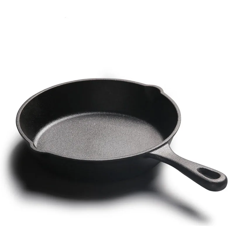 Skillet, Frying Pan With Drip-spouts, Pre-seasoned Oven Safe