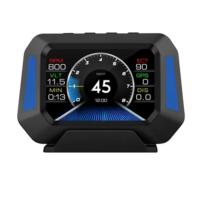 P21 4X4 Inclinometer Car Level Sensor HUD Gradient GPS Real-Time Off-Road Vehicle System Speedometer Auto Accessories