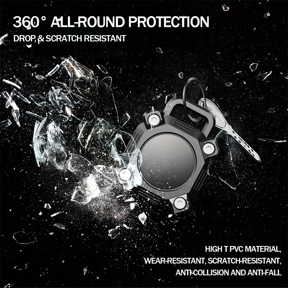 Защитный чехол Loor для аксессуаров Airtag водонепроницаемый ошейник из ТПУ собак