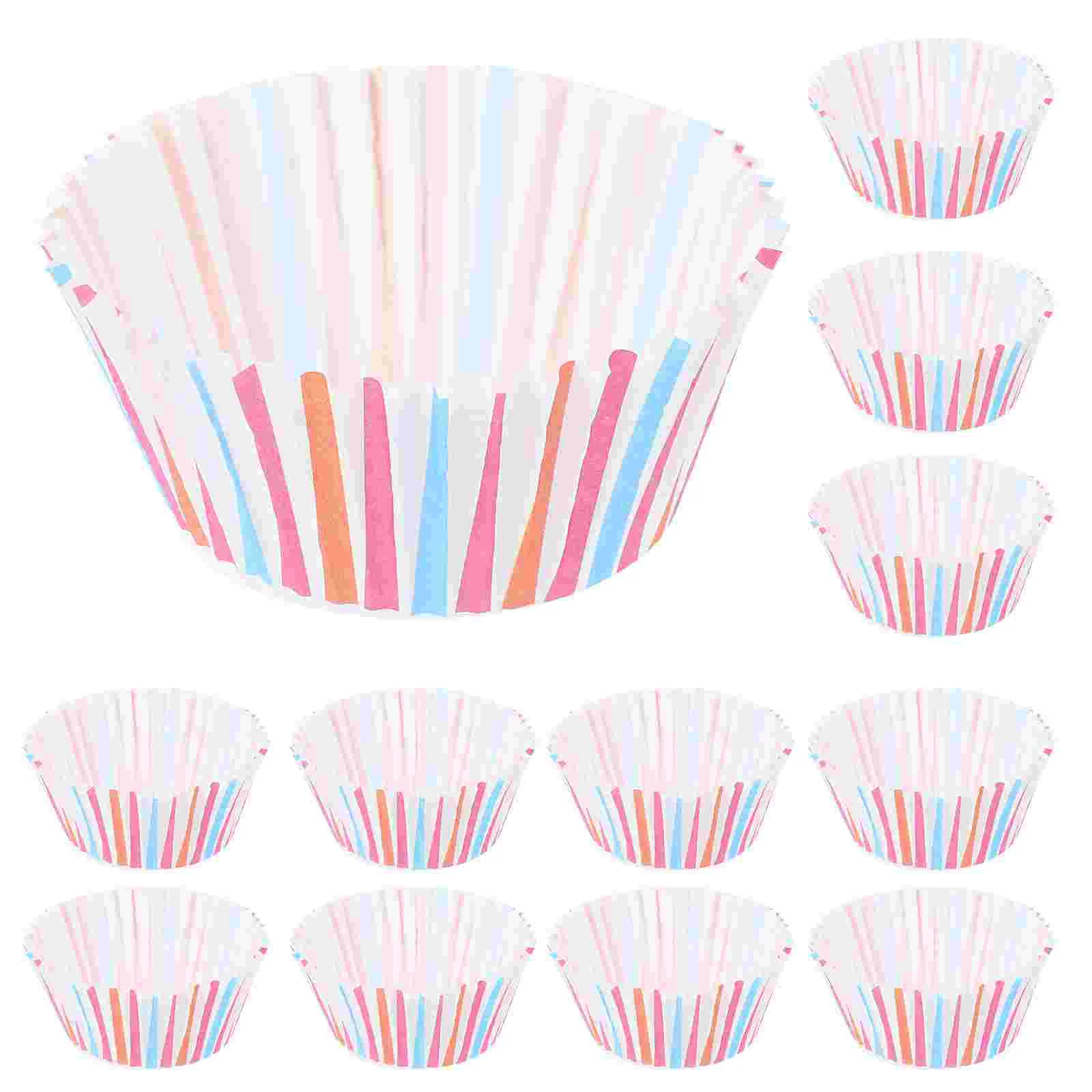 

100 Pcs Cake Tray Party Cupcake Liners Paper Wedding Baking Supplies Greaseproof