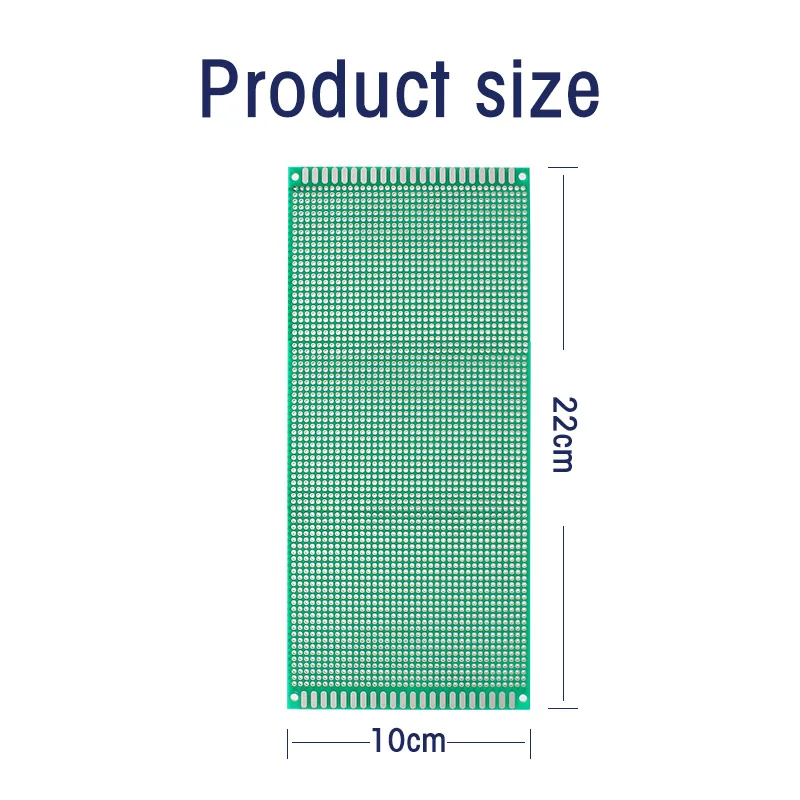 

2PCS Prototype Board 12x18CM 10x22CM Single Side PCB Board Circuit Boards DIY Electronic Kit 2.54mm for Arduino Experiment