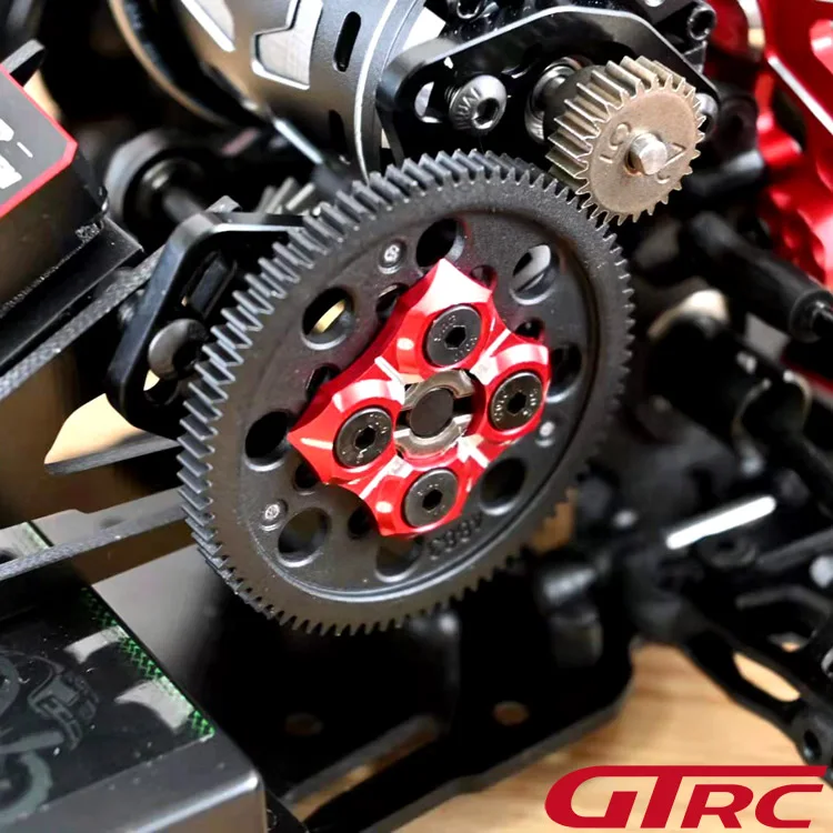 XQRC крышка шестерни из алюминиевого сплава подходит для 1:10 RC Дрифт автомобиль 3 Гонки Sakura D5 D5S D5MR YD2