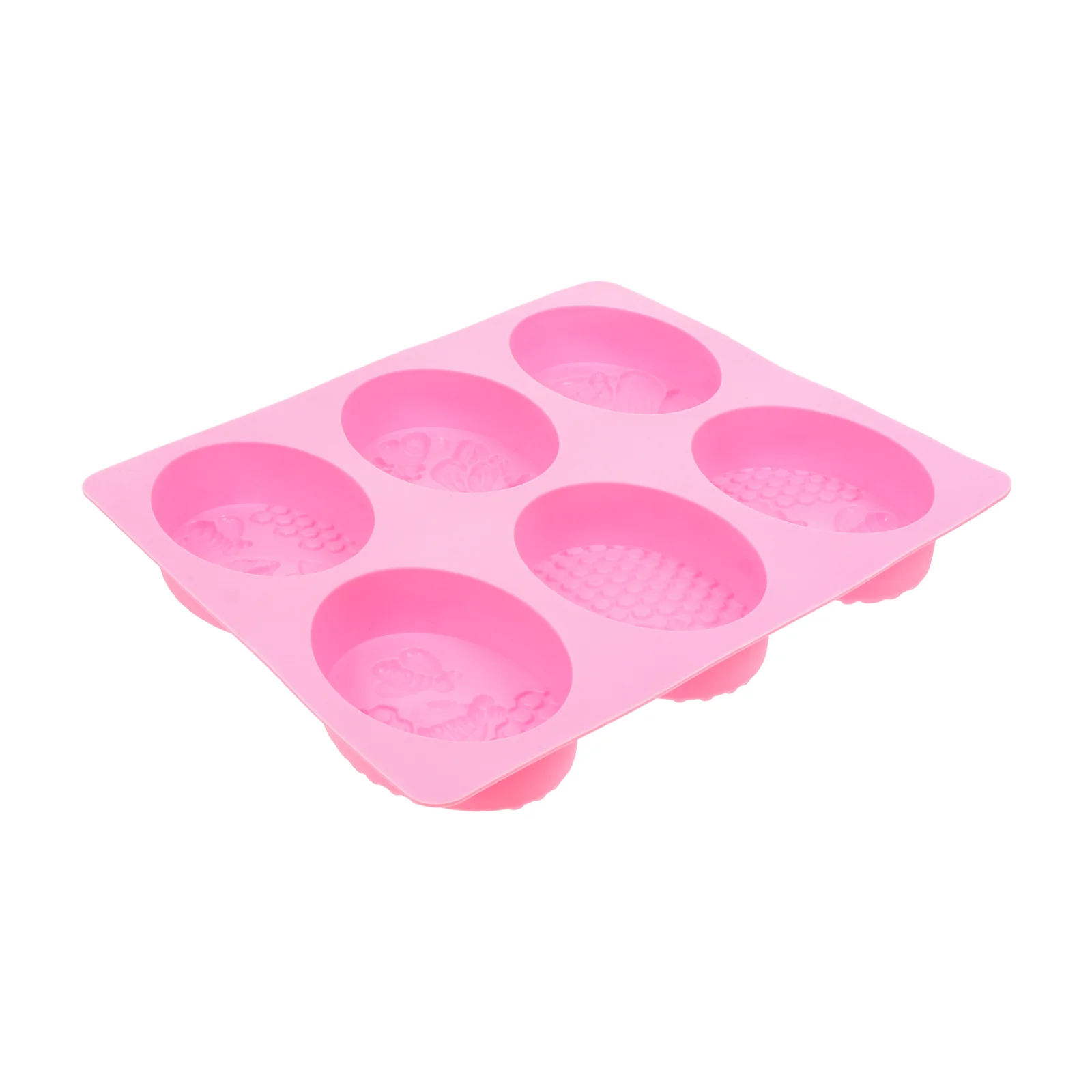

1PC Silicone Soap Mold Flexible Soap Making Mold Reusable Crafts DIY Mold