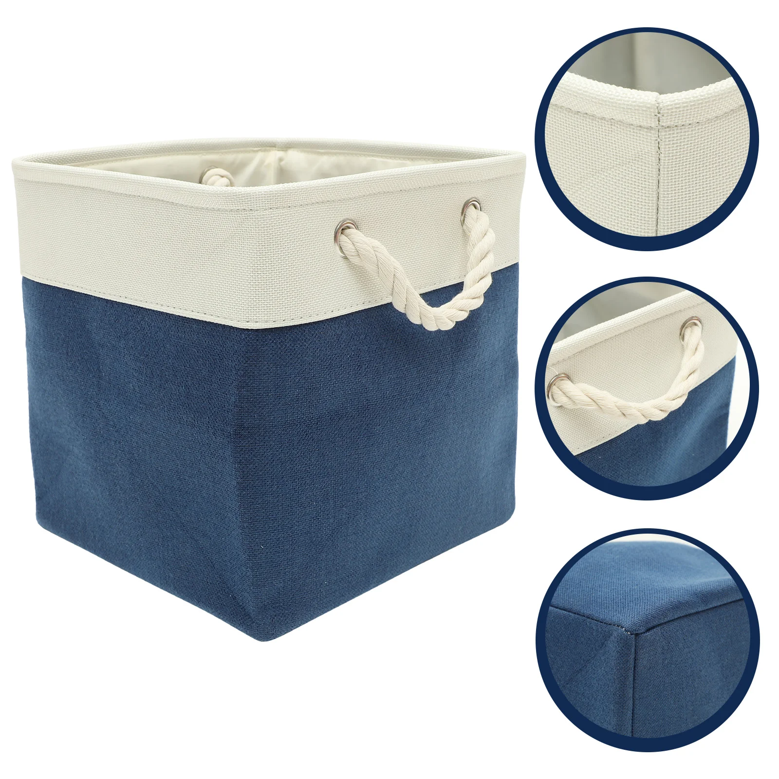 

Basket Laundry Storage Hamper Dirty Clothes Organizer Bin Blankets Sundries Nursery Towels Container Baby Toy Washing