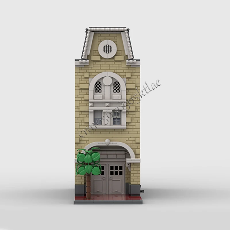 Фото 971 шт. городская уличная сцена маленький империй MOC настроить модульный строительный блок простой популярный образовательный DIY праздничные игрушки подарки №2