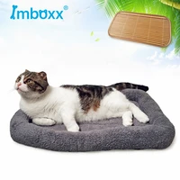 pet beds non slip mat for dog cats breathable kennel for winter summer cool bamboo pet dog mat dog supplies cat house sofa bed