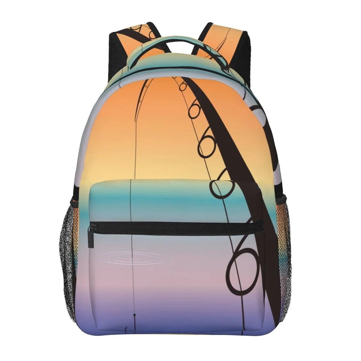 

Women Backpack Fishing Hobby Leisure Passtime Sports Fashion Bag for Women Men School Bag Bookbag Mochila