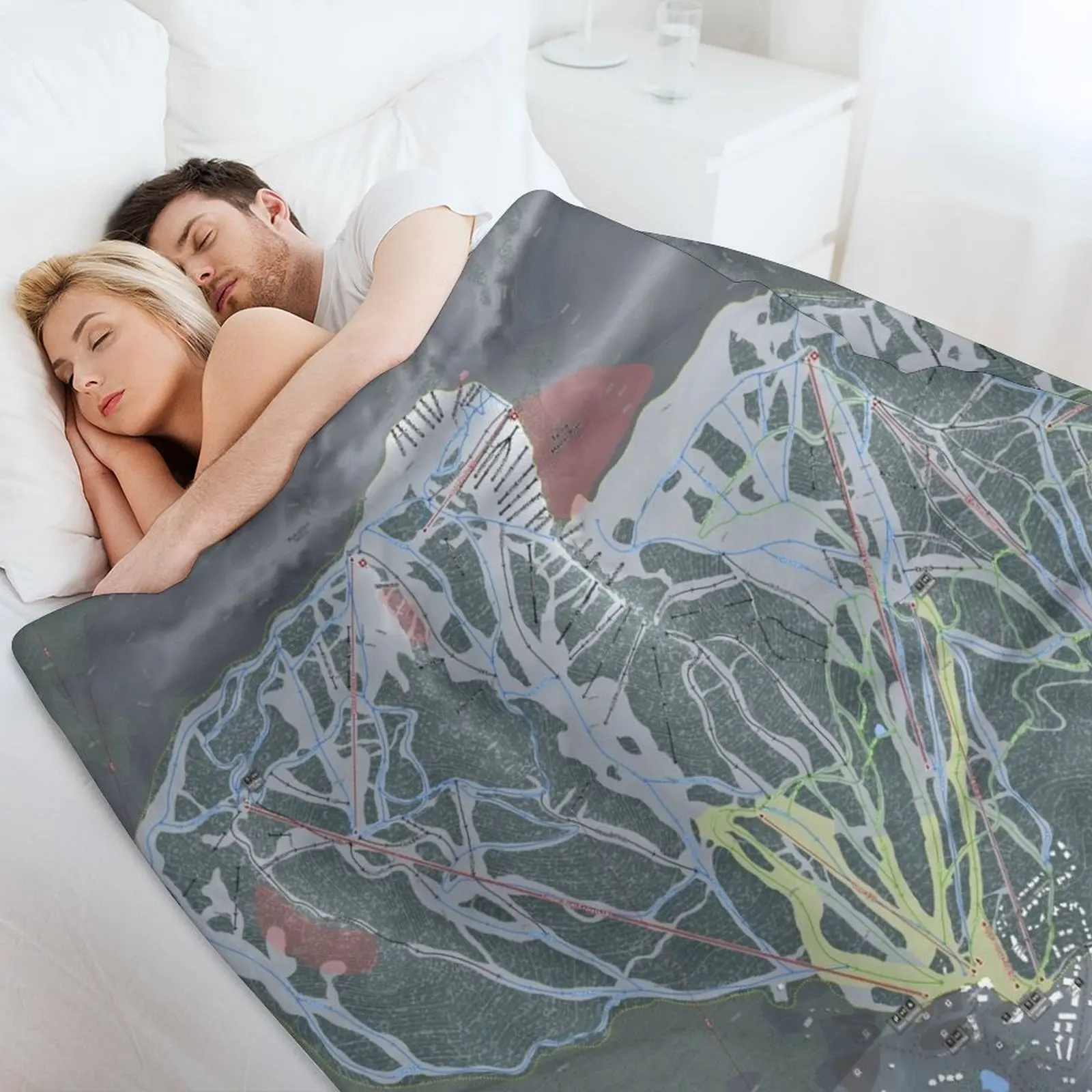 Фланелевые ворсистые одеяла Fernie курорт