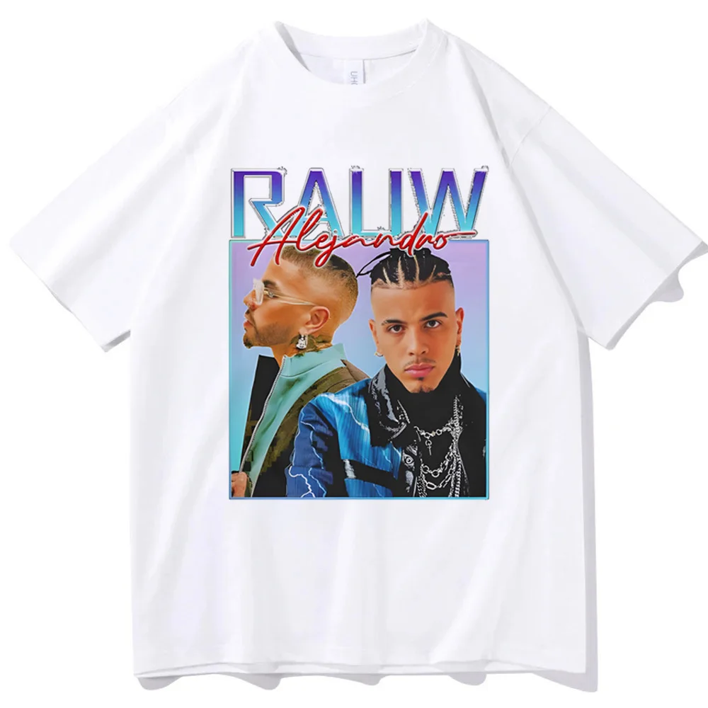 Rauw Alejandro shirt girl Classic kawaii aesthetic Graphic harajuku t Trendy graphic hip hop 2000s Retro