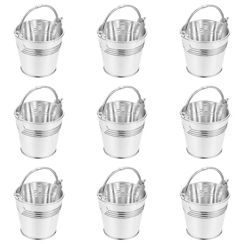 

Кубический держатель для картошки, ведро-ведро, ведро для картошки фри, металлические закуски, контейнеры для снэков, контейнер для картошки фри, мини-ведро для еды, льда