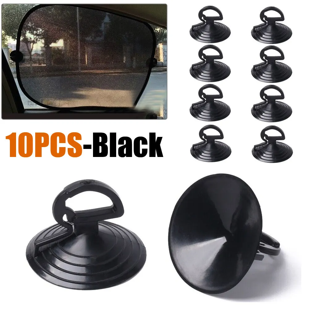 

10PCS Rubber Suction Cup Sucker PVC Car Interior Organizer Suction Cup Hook Suction Cup Car Sunshade Sucker Hooks 35mm