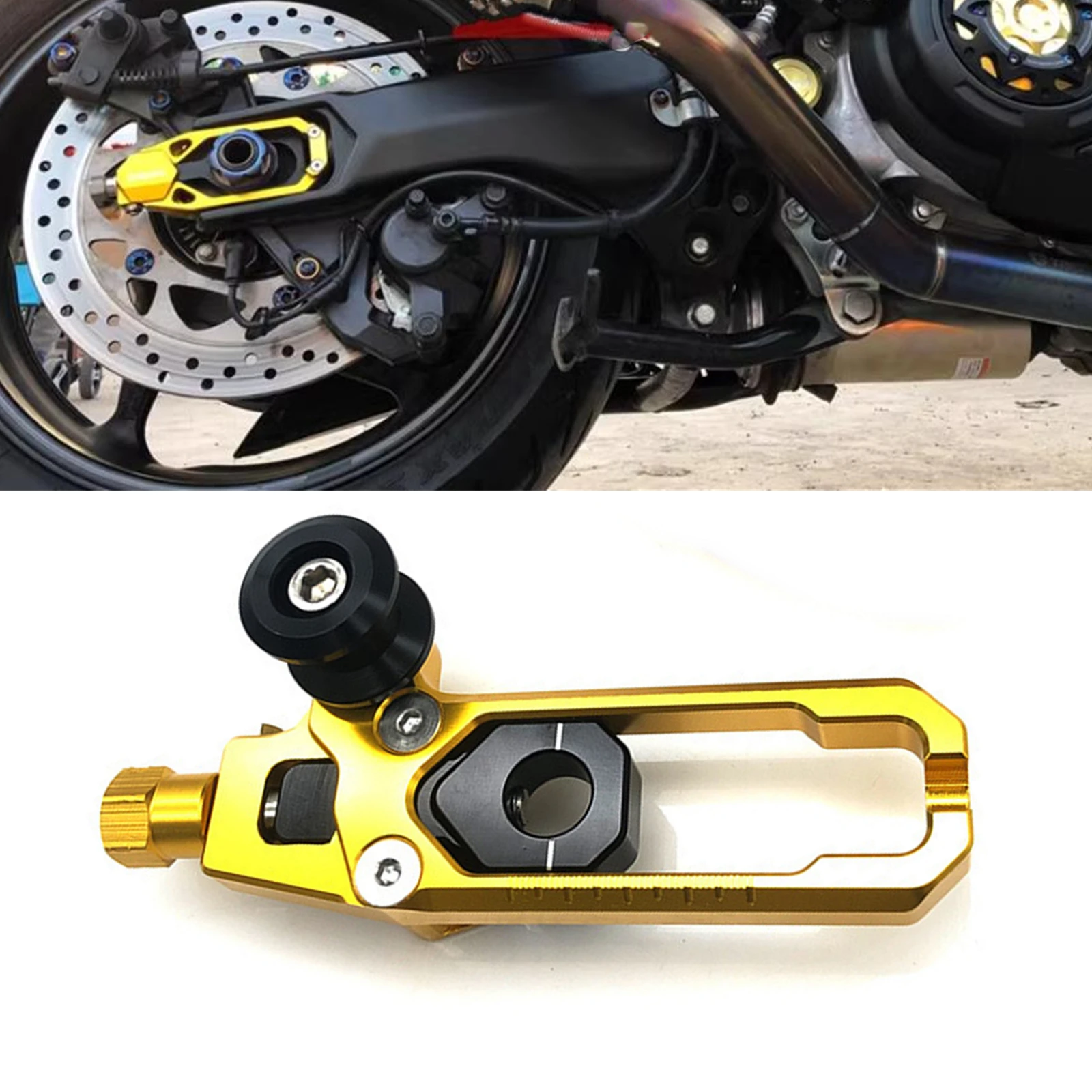 Регулятор цепи мотоцикла катушки с оснасткой Слайдеры для YAMAHA MT-15 XSR-155