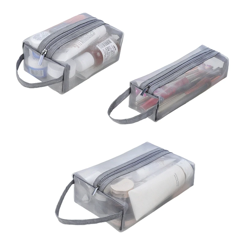 

Cosmetic Bag Portable Transparent MakeUp Bag Female Wash Bag Portable Storage