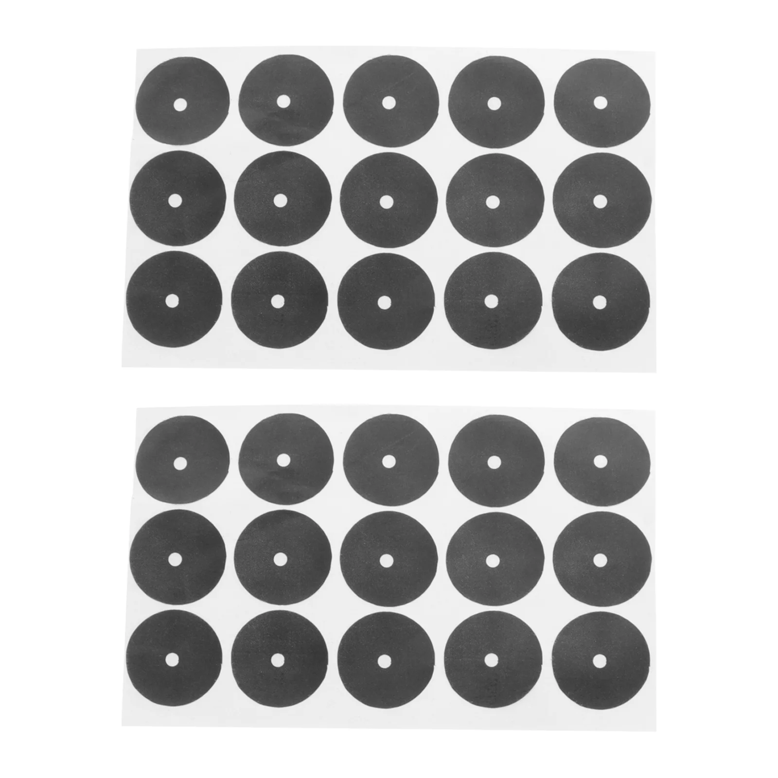 

2 Sheets Billiard Black Spot Pool Table Accessories Dot Stickers Marker Pen Tennis Snooker Spots Marking Cloth