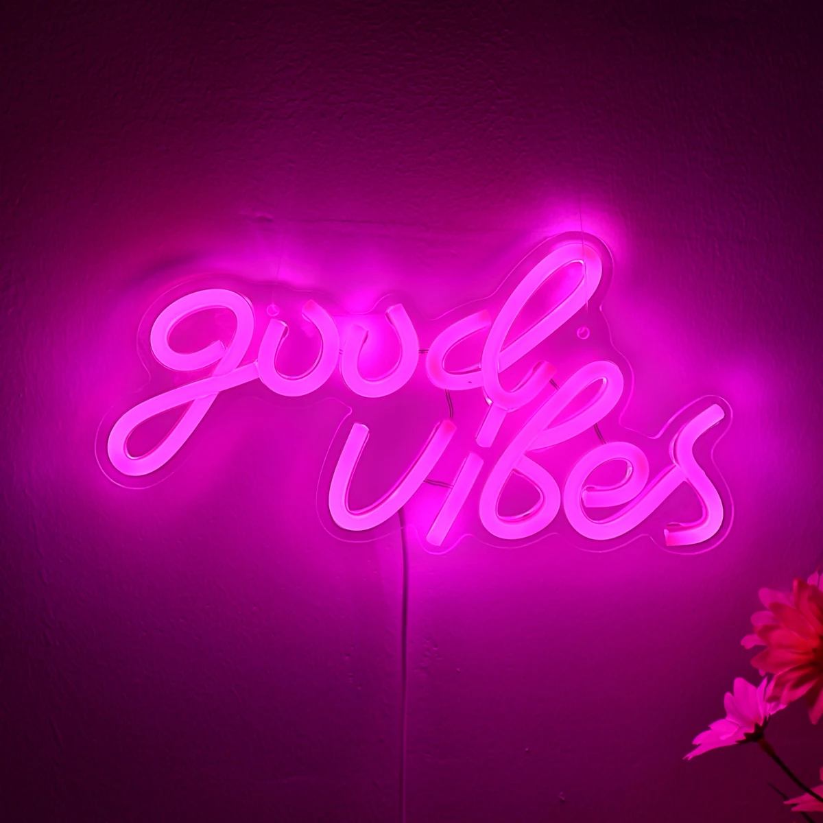 Рисунок 6 - яркая настенная неоновая вывеска для помещения
