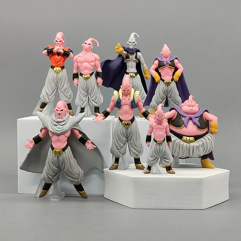 

8pcs/set Dragon Ball ZERO Majin Buu Figurine DBZ Figure Super Saiyan Action Figures Collection Model Toys for Children Gifts