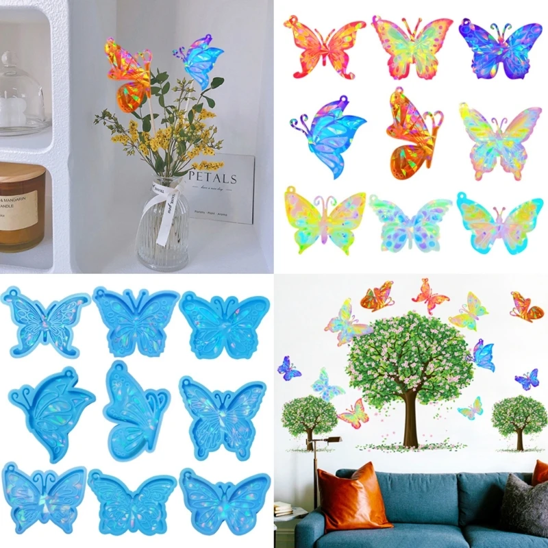 

Брелок Силиконовая Форма Подвески Форма Бабочка-эпоксидная смола литье формы для DIY Ремесла Изготовление ювелирных изделий 124A