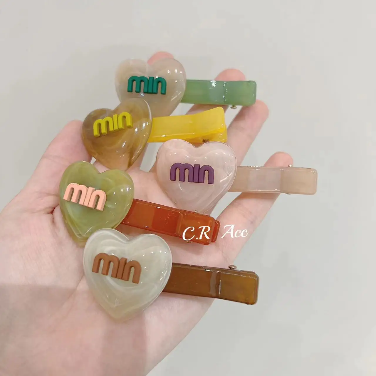 

Sweet Heart Hairpins For Women Barrette Hairgrips Bow Hair Clips Crystal Hair Bows Butterfly Clips