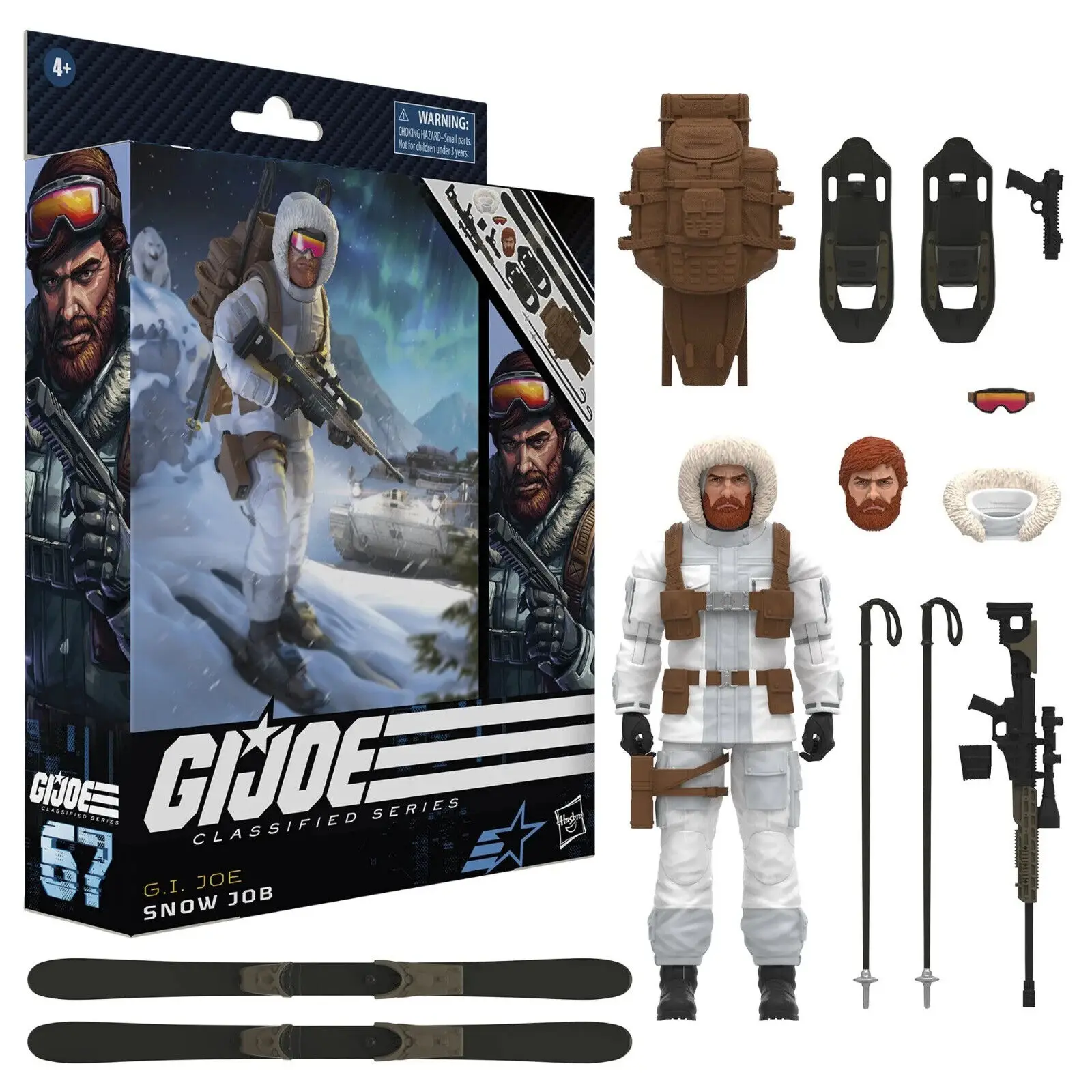 In Stock G.I. Joe GI JOE Classified Series Snow Job 67 Action Figure Model Toy Collection Hobby Gift