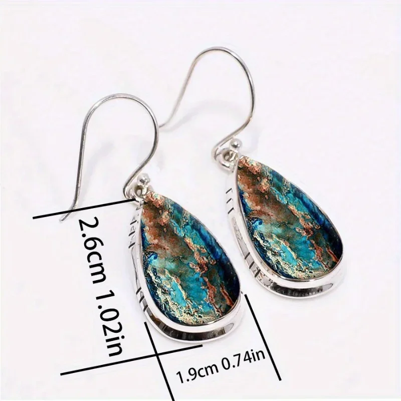 Бирюзовые серьги