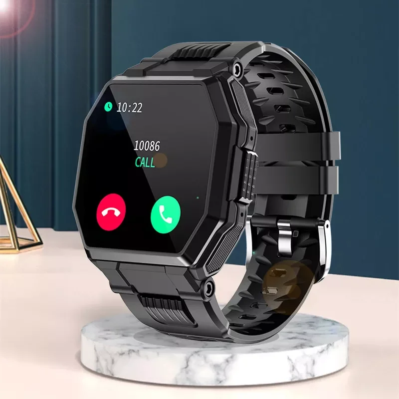 

Смарт-часы мужские с поддержкой Bluetooth, пульсометром и тонометром