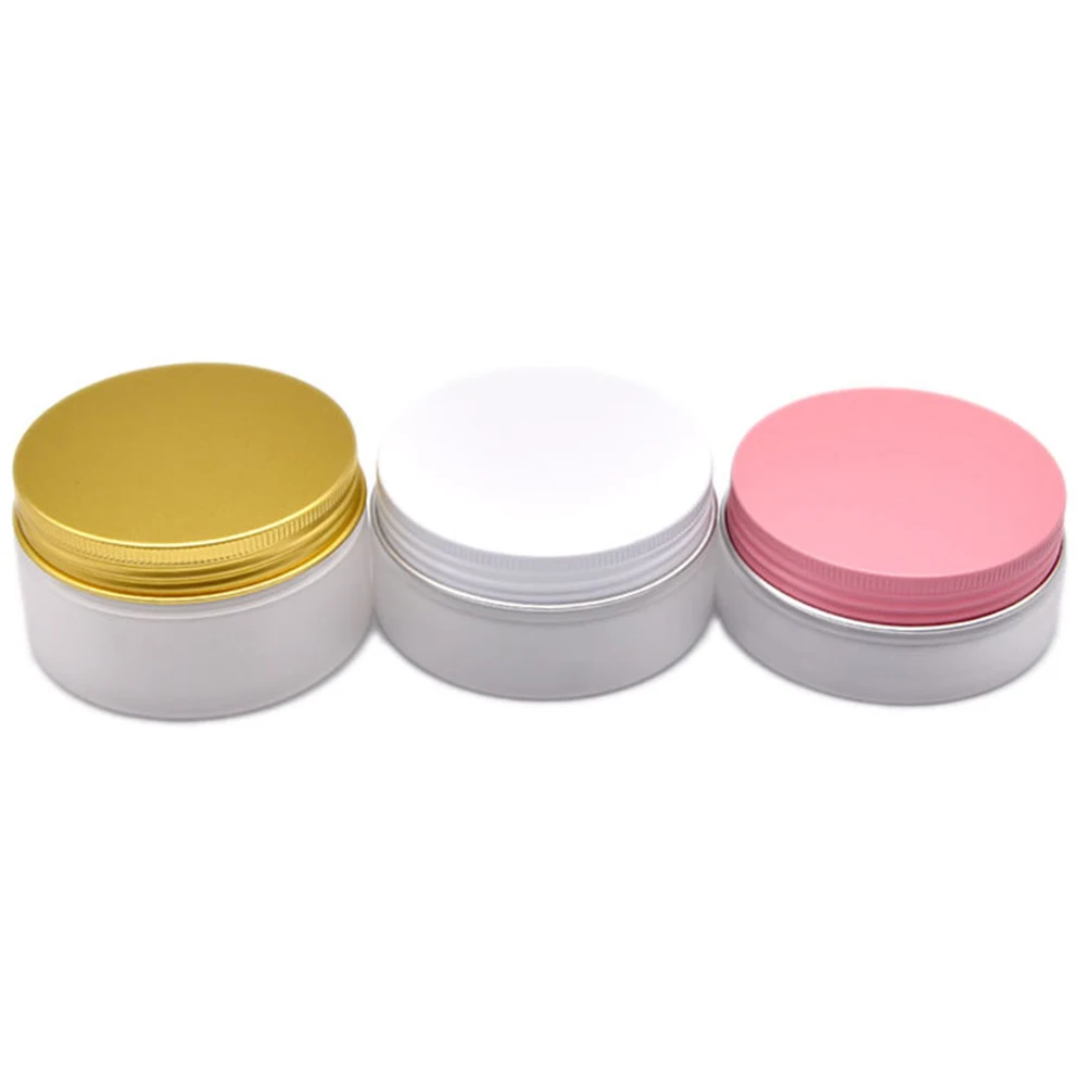 

100g Refillable Travel Face Cream Lotion Cosmetic Container Matte Plastic Sample Empty Bottle Makeup Jar Pot Home Storage